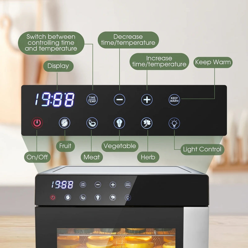 The After Six Snack, Stainless Steel Food Dehydrator