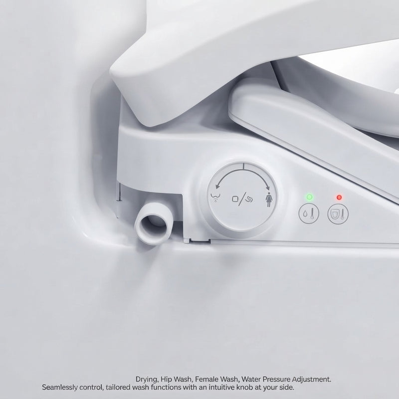 The After Six Seat, Smart Bidet Seat with Heated Seat and Dryer